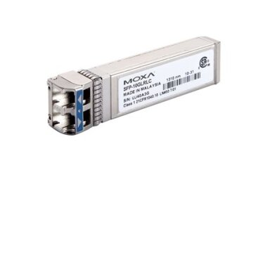 Moxa (SFP-10GERLC-T) SFP+ modulis, komplektacija: 1 10GBase-ER prievadas, LC jungtis skirta 40 km perdavimas, Darbinė temperatūra: -40...85 °C Moxa (SFP-10GERLC-T) SFP+ modulis, komplektacija: 1 10GBase-ER prievadas, LC jungtis skirta 40 km perdavimas, Darbinė temperatūra: -40...85 °C