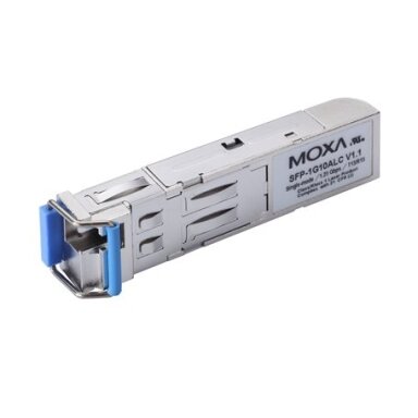 Moxa (SFP-1G40ALC) WDM-tipas (BiDi) SFP modulis, komplektacija: 1 1000BaseSFP prievadas su LC jungtis skirta 40 km perdavimas; TX 1310 nm, RX 1550 nm, Darbinė temperatūra: 0...60 °C Moxa (SFP-1G40ALC) WDM-tipas (BiDi) SFP modulis, komplektacija: 1 1000BaseSFP prievadas su LC jungtis skirta 40 km perdavimas; TX 1310 nm, RX 1550 nm, Darbinė temperatūra: 0...60 °C