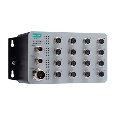 Moxa (TN-4516A-12PoE-2GPoE-2GTXBP-WV-CT-T) 2 lygmens valdomas Ethernet komutatorius, komplektacija: 12 PoE 10/100BaseT(X) prievadai, komplektacija: M12 jungtis, 2 PoE 10/100/1000BaseT(X) prievadai, komplektacija: M12 jungtis, 2 10/100/1000 BaseT(X) prieva Moxa (TN-4516A-12PoE-2GPoE-2GTXBP-WV-CT-T) 2 lygmens valdomas Ethernet komutatorius, komplektacija: 12 PoE 10/100BaseT(X) prievadai, komplektacija: M12 jungtis, 2 PoE 10/100/1000BaseT(X) prievadai, komplektacija: M12 jungtis, 2 10/100/1000 BaseT(X) prieva