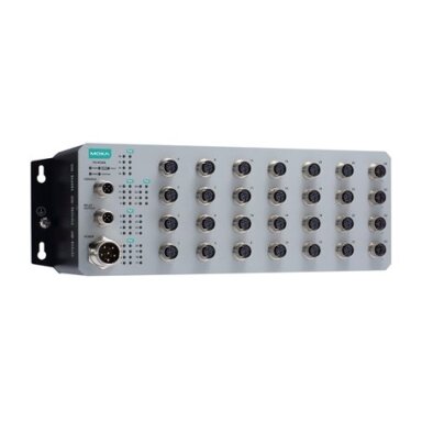 Moxa (TN-4528A-16PoE-4GPoE-WV-CT-T) 16 PoE 10/100BaseT(X) prievadai, komplektacija: M12 jungtis, 8 10/100BaseT(X) prievadai, komplektacija: M12 jungtis, 4 PoE 10/100/1000BaseT(X) prievadai, komplektacija: M12 jungtis, 1 (dvigubas įėjimas) 24...110 VDC mai Moxa (TN-4528A-16PoE-4GPoE-WV-CT-T) 16 PoE 10/100BaseT(X) prievadai, komplektacija: M12 jungtis, 8 10/100BaseT(X) prievadai, komplektacija: M12 jungtis, 4 PoE 10/100/1000BaseT(X) prievadai, komplektacija: M12 jungtis, 1 (dvigubas įėjimas) 24...110 VDC mai