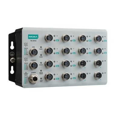Moxa (TN-4916-12PoE-4GTX-WV-CT-T) pramoninis saugus maršrutizatorius, komplektacija: 12 Fast Ethernet PoE+ prievadai, 4 Gigabit Ethernet prievadai, bendras 95 W galios biudžetas, 24...110 VDC maitinimo įėjimas, IP40, Darbinė temperatūra: -40...70 °C, apsa Moxa (TN-4916-12PoE-4GTX-WV-CT-T) pramoninis saugus maršrutizatorius, komplektacija: 12 Fast Ethernet PoE+ prievadai, 4 Gigabit Ethernet prievadai, bendras 95 W galios biudžetas, 24...110 VDC maitinimo įėjimas, IP40, Darbinė temperatūra: -40...70 °C, apsa