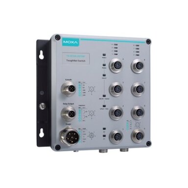 Moxa (TN-5510A-2GTX-WV-CT-T) 2 lygmens valdomas Ethernet komutatorius, komplektacija: 8 10/100BaseT(X) ir 2 10/100/1000BaseT(X) prievadai, komplektacija: M12 jungtis, 24...110 VDC dvigubas maitinimas įėjimas, Darbinė temperatūra: -40...75 °C, apsauginė el Moxa (TN-5510A-2GTX-WV-CT-T) 2 lygmens valdomas Ethernet komutatorius, komplektacija: 8 10/100BaseT(X) ir 2 10/100/1000BaseT(X) prievadai, komplektacija: M12 jungtis, 24...110 VDC dvigubas maitinimas įėjimas, Darbinė temperatūra: -40...75 °C, apsauginė el