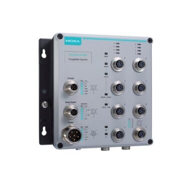 Moxa (TN-5510A-2GTXBP-WV-CT-T) 2 lygmens valdomas Ethernet komutatorius, komplektacija: 8 10/100BaseT(X) ir 2 10/100/1000BaseT(X) prievadai, komplektacija: M12 jungtis su apėjimo funkcija relė funkcija, 24...110 VDC dvigubas maitinimas įėjimas, Darbinė te Moxa (TN-5510A-2GTXBP-WV-CT-T) 2 lygmens valdomas Ethernet komutatorius, komplektacija: 8 10/100BaseT(X) ir 2 10/100/1000BaseT(X) prievadai, komplektacija: M12 jungtis su apėjimo funkcija relė funkcija, 24...110 VDC dvigubas maitinimas įėjimas, Darbinė te