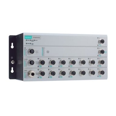 Moxa (TN-G4516-8GPoE-4XGPoE-WV-T) EN 50155 2 lygmens kelių gigabitų komutatorius, komplektacija: 4 Gigabit Ethernet prievadai, 8 Gigabit Ethernet PoE+ prievadai, 4 10G Ethernet PoE+ prievadai, 120 W PoE galios biudžetas, 24...110 VDC maitinimo įėjimas, IP Moxa (TN-G4516-8GPoE-4XGPoE-WV-T) EN 50155 2 lygmens kelių gigabitų komutatorius, komplektacija: 4 Gigabit Ethernet prievadai, 8 Gigabit Ethernet PoE+ prievadai, 4 10G Ethernet PoE+ prievadai, 120 W PoE galios biudžetas, 24...110 VDC maitinimo įėjimas, IP