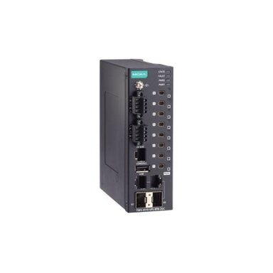 Moxa (TWS-3010-SPE-8PB-2GC-T) valdomas vienos poros Ethernet komutatorius, komplektacija: 2 10/100/1000BaseT(X) arba 100/1000BaseSFP prievadai, 8 10BASE-T1L prievadai su IEC 63171-2 SPE jungtys ir PoDL maitinimas klasės 10, 11, ir 12, dvigubas 24 VDC mait Moxa (TWS-3010-SPE-8PB-2GC-T) valdomas vienos poros Ethernet komutatorius, komplektacija: 2 10/100/1000BaseT(X) arba 100/1000BaseSFP prievadai, 8 10BASE-T1L prievadai su IEC 63171-2 SPE jungtys ir PoDL maitinimas klasės 10, 11, ir 12, dvigubas 24 VDC mait