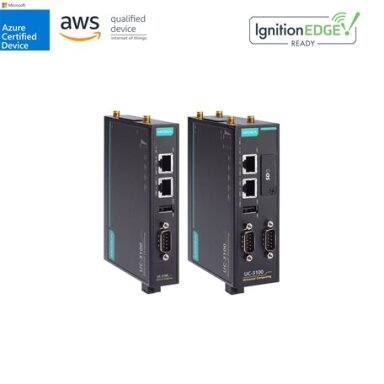 Moxa (UC-3111-T-AP-LX) Arm architektūros kompiuteris Azijos ir Ramiojo vandenyno regionui su integruotu LTE Cat. 1 ir Wi-Fi a/b/g/n moduliai, 1 GHz procesorius, 1 GB RAM, 8 GB eMMC, 2 Ethernet prievadai, 2 nuosekliojo ryšio prievadai, 1 USB prievadas, 1 S Moxa (UC-3111-T-AP-LX) Arm architektūros kompiuteris Azijos ir Ramiojo vandenyno regionui su integruotu LTE Cat. 1 ir Wi-Fi a/b/g/n moduliai, 1 GHz procesorius, 1 GB RAM, 8 GB eMMC, 2 Ethernet prievadai, 2 nuosekliojo ryšio prievadai, 1 USB prievadas, 1 S