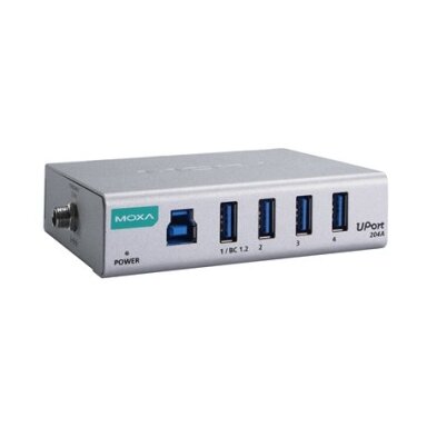 Moxa (UPort 204A) 4 prievadų bendrosios paskirties USB 3.2 šakotuvai