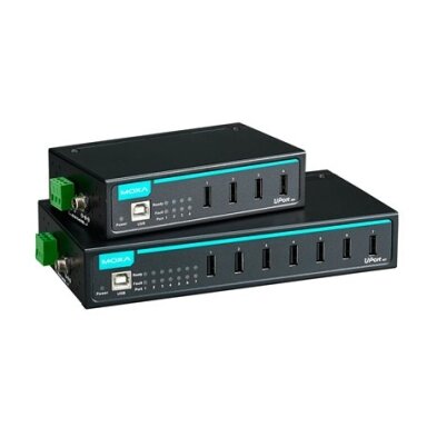 Moxa (UPort 407) 7 prievadų pramoninis USB šakotuvas, adapteris įtrauktas, Darbinė temperatūra: 0...60 °C Moxa (UPort 407) 7 prievadų pramoninis USB šakotuvas, adapteris įtrauktas, Darbinė temperatūra: 0...60 °C