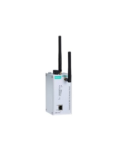 Moxa (AWK-1131A-EU-T) Industrial Wi-Fi 4 (802.11n) wireless AP/client, EU band, -40 to 75°C operating temperature