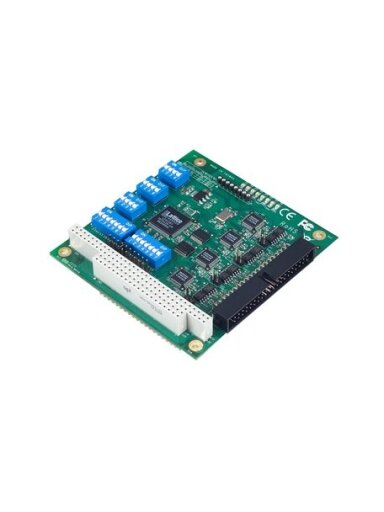 Moxa (CA-114-T) PC/104 bus with 4-port RS-232/422/485 module, -40 to 85°C operating temperature