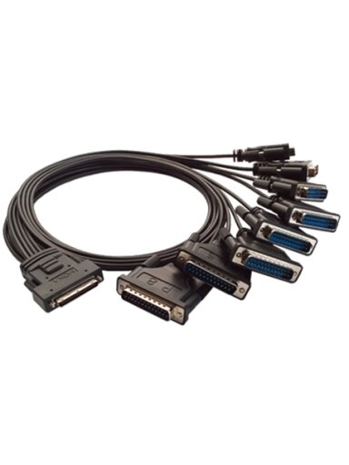 Moxa (CBL-M68M25x8-100) SCSI VHDCI 68 to 8 x DB25 male serial cable, 1 m