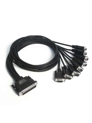 Moxa (CBL-M78M9x8-100) DB78 male to 8 x DB9 male serial cable, 1 m