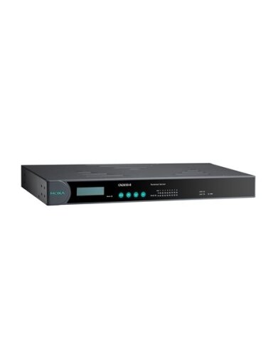 Moxa (CN2650-8-2AC-T) Dual-LAN, dual-AC-power terminal server with 8 RS-232/422/485 ports, -40 to 75°C operating temperature