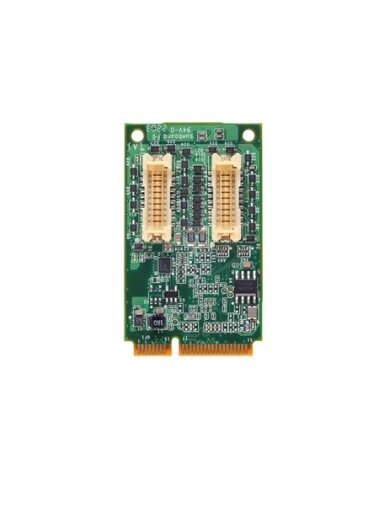 Moxa (CP-104N-I-T) 4-port RS-232 Mini PCI Express serial board with 2.5 kV capacitive isolation,-40 to 85°C operating temperature