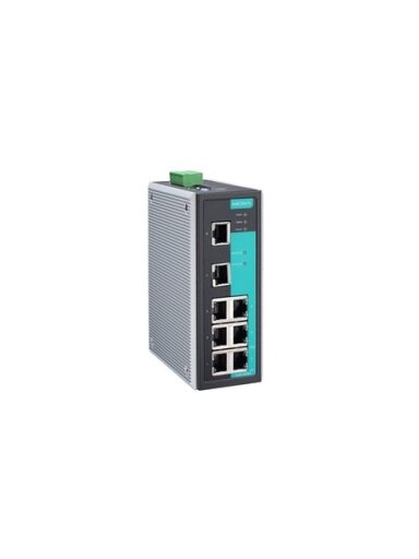 Moxa (EDS-408A-PN-T) Entry-level managed Ethernet switch with 8 10/100BaseT(X) ports, PROFINET enabled, -40 to 75°C operating temperature