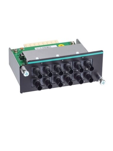 Moxa (IM-6700A-6MST) Fast Ethernet module with 6 multi-mode 100BaseFX ports with ST connectors