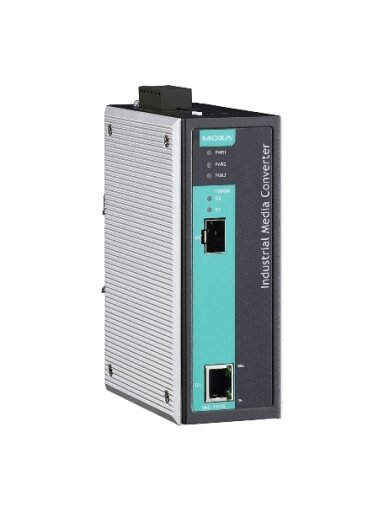 Moxa (IMC-101G) Industrial 10/100/1000BaseT(X) to 1000BaseSX/LX/LHX/ZX media converter, 0 to 60°C operating temperature