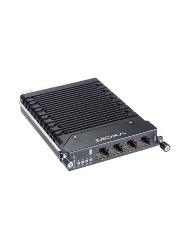 Moxa (LM-7000H-4GPoE) Gigabit Ethernet module with 4 10/100/1000BaseT(X) IEEE 802.3bt PoE++ ports