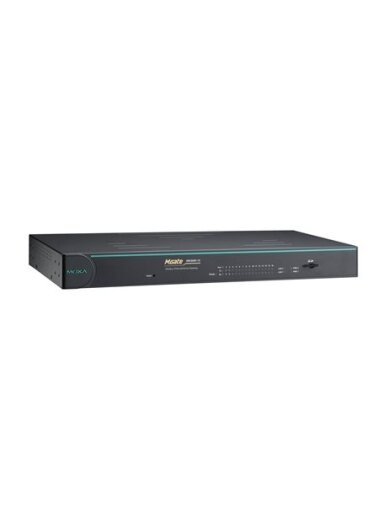 Moxa (MGate MB3660I-16-2AC) Modbus gateway with dual LANs, dual AC power inputs, 16 RS-232/422/485 ports, 0 to 60°C operating temperature, 2 kV isolation Moxa (MGate MB3660I-16-2AC) Modbus gateway with dual LANs, dual AC power inputs, 16 RS-232/422/485 ports, 0 to 60°C operating temperature, 2 kV isolation
