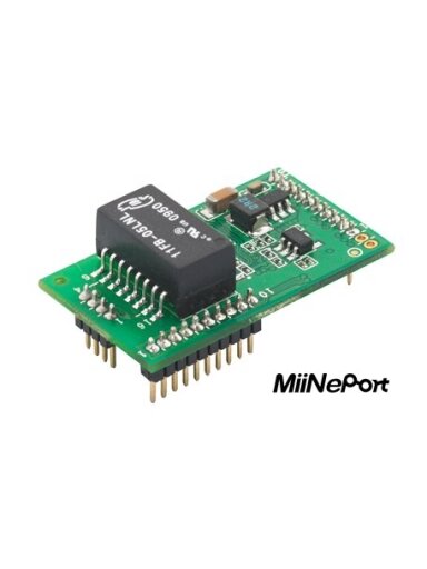 Moxa (MiiNePort E2-T) Embedded device server for TTL devices, drop-in module, 10/100M without RJ45 connector, 50 bps to 230.4 Kbps baudrate, -40 to 85°C operating temperature