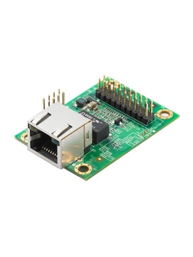 Moxa (MiiNePort E3-H) Embedded device server for TTL devices, pin header module, 10/100M with RJ45 connector, 50 bps to 921.6 Kbps baudrate, 0 to 55°C operating temperature