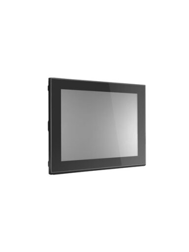 Moxa (MPC-2120-E2-LB-T) 12-inch panel computer with Intel Atom® E3826 1.46 GHz processor, 4 GB RAM, 500-nit LCD with multi-touch, 10 to 36 VDC, IP66 in front, -40 to 70°C operating temperature