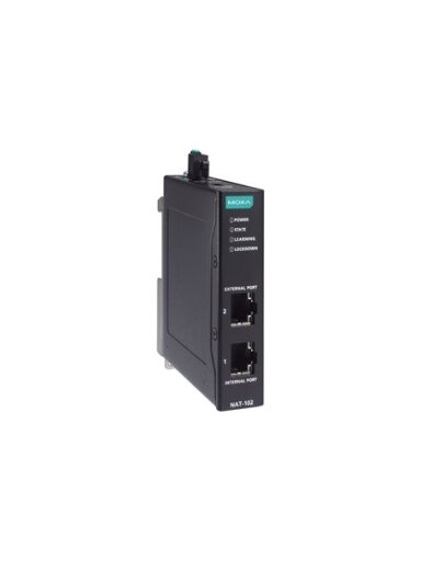 Moxa (NAT-102-T) 2-port industrial Network Address Translation (NAT) devices, -40 to 75°C operating temperature
