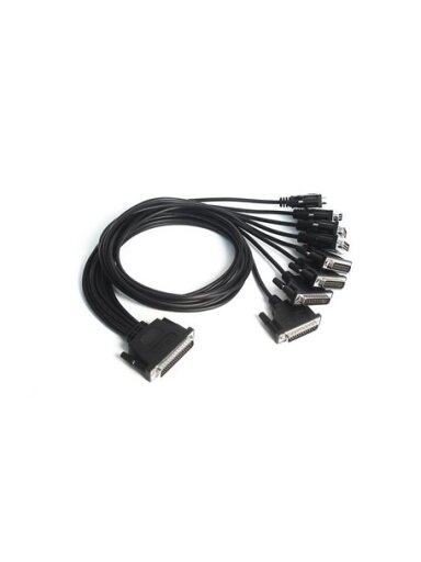 Moxa (NP21102) DB25 male to DB9 male cable for RS-232 transmission, 30 cm