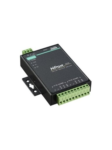 Moxa (NPort 5232) 2-port RS-422/485 device server, 0 to 55°C operating temperature
