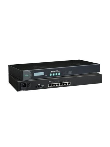 Moxa (NPort 5650-8-M-SC) 8-port RS-232/422/485 rackmount device server with multi-mode fiber (SC connector)