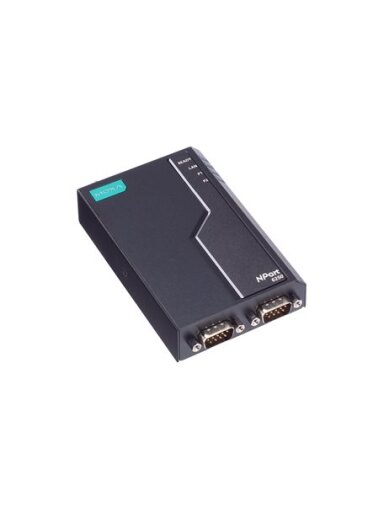 Moxa (NPort 6250-G2-T) 2nd Gen 2-port RS-232/422/485 to Ethernet secure device server, -40 to 75°C operating temperature