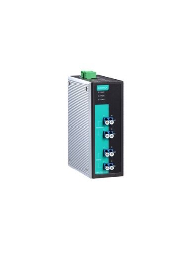 Moxa (OBU-102-SS-LC) 2-channel optical fiber bypass unit with 4 single-mode ports, LC, -20 to 70°C operating temperature