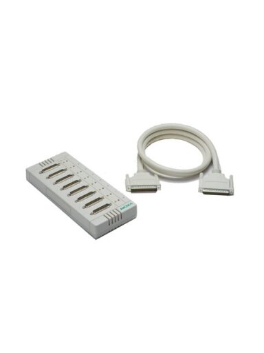 Moxa (OPT 8B+) VHDCI 68 to 8 x DB25 male connection box