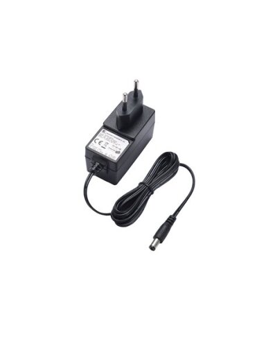 Moxa (PWR-12050-EU-S2) Unlocking barrel plug, 12 VDC, 0.5 A, 100 to 240 VAC, EU plug, 0 to 40°C operating temperature