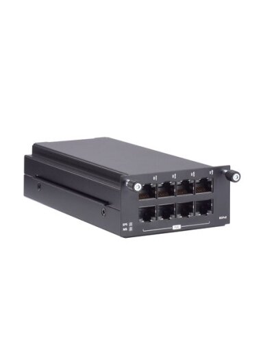 Moxa (RM-G4000-PL-8GPoE) Gigabit Ethernet module with 8 100/1000BaseT(X) IEEE 802.3bt PoE ports