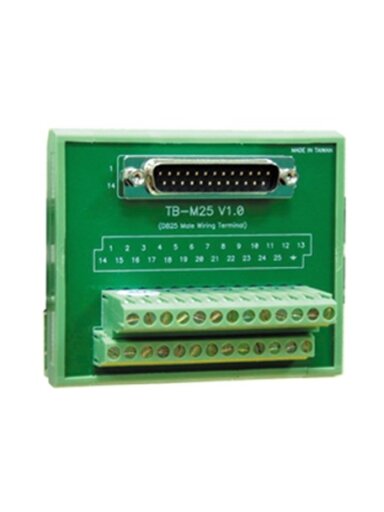 Moxa (TB-M25) DB25 male DIN-rail wiring terminal