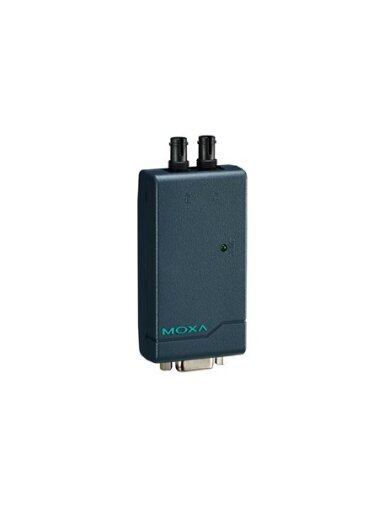Moxa (TCF-90-M-ST) RS-232 to multi-mode ST fiber optic converter, port powered Moxa (TCF-90-M-ST) RS-232 to multi-mode ST fiber optic converter, port powered