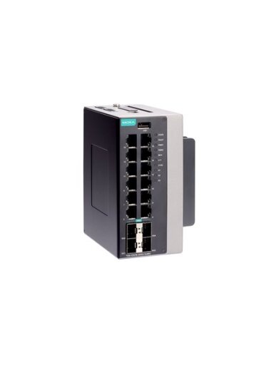 Moxa (TSN-G5016-4XGS-SoMD-LV-T) TSN-capable managed Ethernet switch with 12 10/100/1000BaseT(X) ports, 4 fixed 10GbE SFP+ ports, -40 to 70°C operating temperature Moxa (TSN-G5016-4XGS-SoMD-LV-T) TSN-capable managed Ethernet switch with 12 10/100/1000BaseT(X) ports, 4 fixed 10GbE SFP+ ports, -40 to 70°C operating temperature
