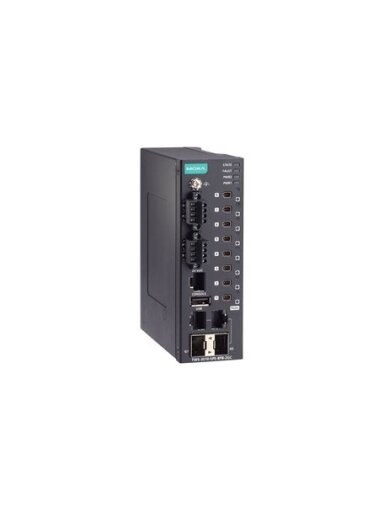 Moxa (TWS-3010-SPE-8PB-2GC-T) Managed single-pair Ethernet switch with 2 10/100/1000BaseT(X) or 100/1000BaseSFP ports, 8 10BASE-T1L ports with IEC 63171-2 SPE connectors and PoDL power classes 10, 11, and 12, dual 24 VDC power supplies, -40 to 75°C operat Moxa (TWS-3010-SPE-8PB-2GC-T) Managed single-pair Ethernet switch with 2 10/100/1000BaseT(X) or 100/1000BaseSFP ports, 8 10BASE-T1L ports with IEC 63171-2 SPE connectors and PoDL power classes 10, 11, and 12, dual 24 VDC power supplies, -40 to 75°C operat