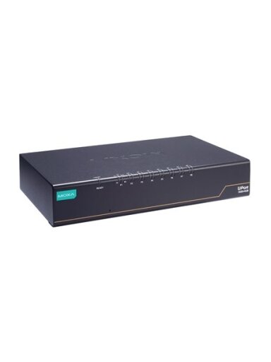 Moxa (UPort 1650-8-G2-Hub) USB to 8-port RS-232/422/485 converter with 3 extra downstream USB ports, 0 to 60°C operating temperature