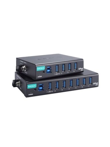Moxa (UPort 404A) 4-port industrial-grade USB 3.2 hubs, 0 to 60°C operating temperature
