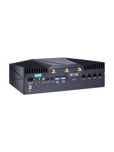 Moxa (V2403C-KL3-T) x86 computer with Intel® 7th Gen Core™ i3-7100U 2.4 GHz processor, 4 GbE ports, 4 COM ports, 4 DIs, 4 DOs, 1 HDMI/DP port, 1 mSATA slot, 2 2,5" SSD/HDD slots, 2 mPCIe slots, 4 USB ports, 12 to 48 VDC, -40 to 70°C operating temperature Moxa (V2403C-KL3-T) x86 computer with Intel® 7th Gen Core™ i3-7100U 2.4 GHz processor, 4 GbE ports, 4 COM ports, 4 DIs, 4 DOs, 1 HDMI/DP port, 1 mSATA slot, 2 2,5" SSD/HDD slots, 2 mPCIe slots, 4 USB ports, 12 to 48 VDC, -40 to 70°C operating temperature