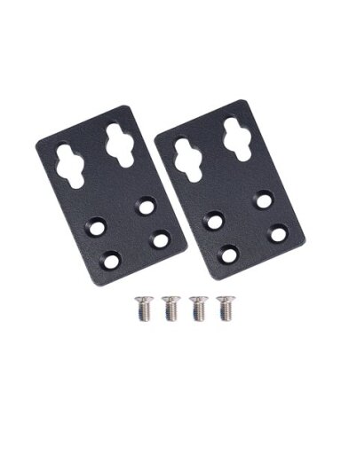 Moxa (WK-25) Wall-mounting kit, 2 plates, 4 screws, 25 x 43 x 2 mm