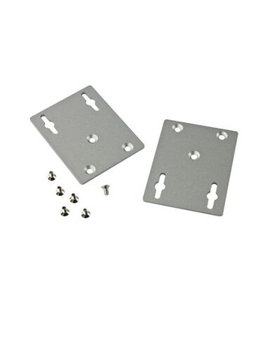 Moxa (WK-51-01) Wall mounting kit with 2 plates (51.6 x 67 x 2 mm) and 6 screws