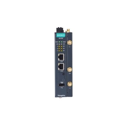 Moxa (AIG-302-T-AP-AZU-LX) 2 prievadų Modbus RTU/ASCII/TCP į MQTT/Azure debesijai pritaikytas tinklų sietuvas Azijos ir Ramiojo vandenyno regionui, komplektacija: Arm® Cortex™-A7 dviejų branduolių 1GHz procesorius, Azure IoT Edge programinė įranga, Darbin 2