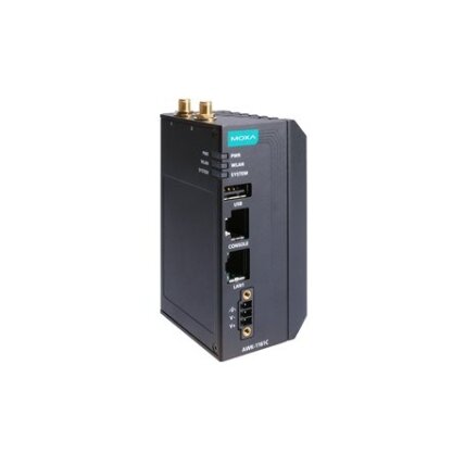 Moxa (AWK-1161A-UN-T) pramoninis Wi-Fi 6 (802.11ax) belaidis prieigos taškas, komplektacija: 1 10/100/1000BaseT(X) prievadas, IP30, UN dažnių juosta, Darbinė temperatūra: -40...75 °C