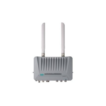 Moxa (AWK-4262A-UN-T) pažangus pramoninis lauko Wi-Fi 6 (802.11ax) belaidis prieigos taškas / tiltas / klientas, komplektacija: 1 M12 10/100/1000/2500BaseT(X) ir 1 M12 10/100/1000BaseT(X) prievadas, IP68, UN dažnių juosta, Darbinė temperatūra: -40...75 °C 1