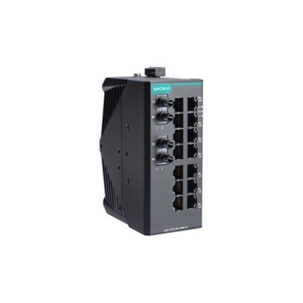 Moxa (EDS-2016-ML-MM-ST-T) nevaldomas Ethernet komutatorius, komplektacija: 14 10/100BaseT(X) prievadai, 2 100BaseFX daugiamodis prievadai su ST jungtys, Darbinė temperatūra: -40...75 °C Moxa (EDS-2016-ML-MM-ST-T) nevaldomas Ethernet komutatorius, komplektacija: 14 10/100BaseT(X) prievadai, 2 100BaseFX daugiamodis prievadai su ST jungtys, Darbinė temperatūra: -40...75 °C