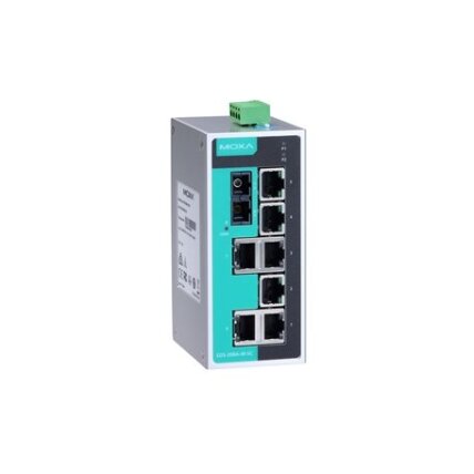 Moxa (EDS-208A-M-SC) nevaldomas Ethernet komutatorius, komplektacija: 7 10/100BaseT(X) prievadai, 1 100BaseFX daugiamodis prievadas su SC jungtis, Darbinė temperatūra: -10...60 °C Moxa (EDS-208A-M-SC) nevaldomas Ethernet komutatorius, komplektacija: 7 10/100BaseT(X) prievadai, 1 100BaseFX daugiamodis prievadas su SC jungtis, Darbinė temperatūra: -10...60 °C
