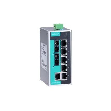 Moxa (EDS-208A-SS-SC) nevaldomas Ethernet komutatorius, komplektacija: 6 10/100BaseT(X) prievadai, 2 100BaseFX vienamodis prievadai su SC jungtys, Darbinė temperatūra: -10...60 °C Moxa (EDS-208A-SS-SC) nevaldomas Ethernet komutatorius, komplektacija: 6 10/100BaseT(X) prievadai, 2 100BaseFX vienamodis prievadai su SC jungtys, Darbinė temperatūra: -10...60 °C